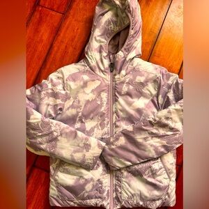 The North Face girl's reversible puffer jacket sz 12-14